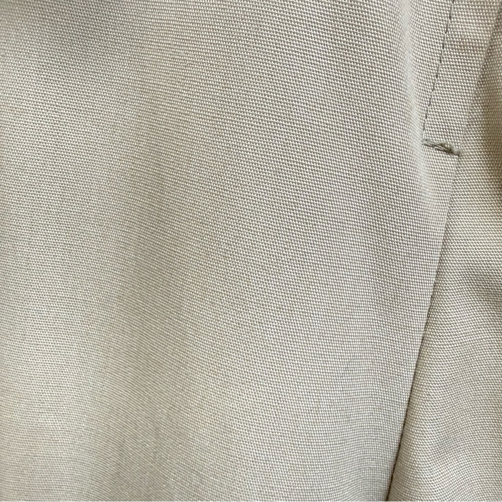 London Fog Vintage 70s Men's Trench Coat Shearling Lined Beige 40R Weathercoat - Picture 9 of 13